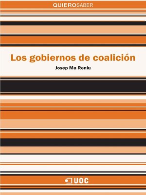 cover image of Los gobiernos de coalición